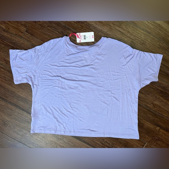 NWT Justice t-shirt. Kindness Grows From Within. Lavender with sparkles. XL PLUS - Picture 2 of 9